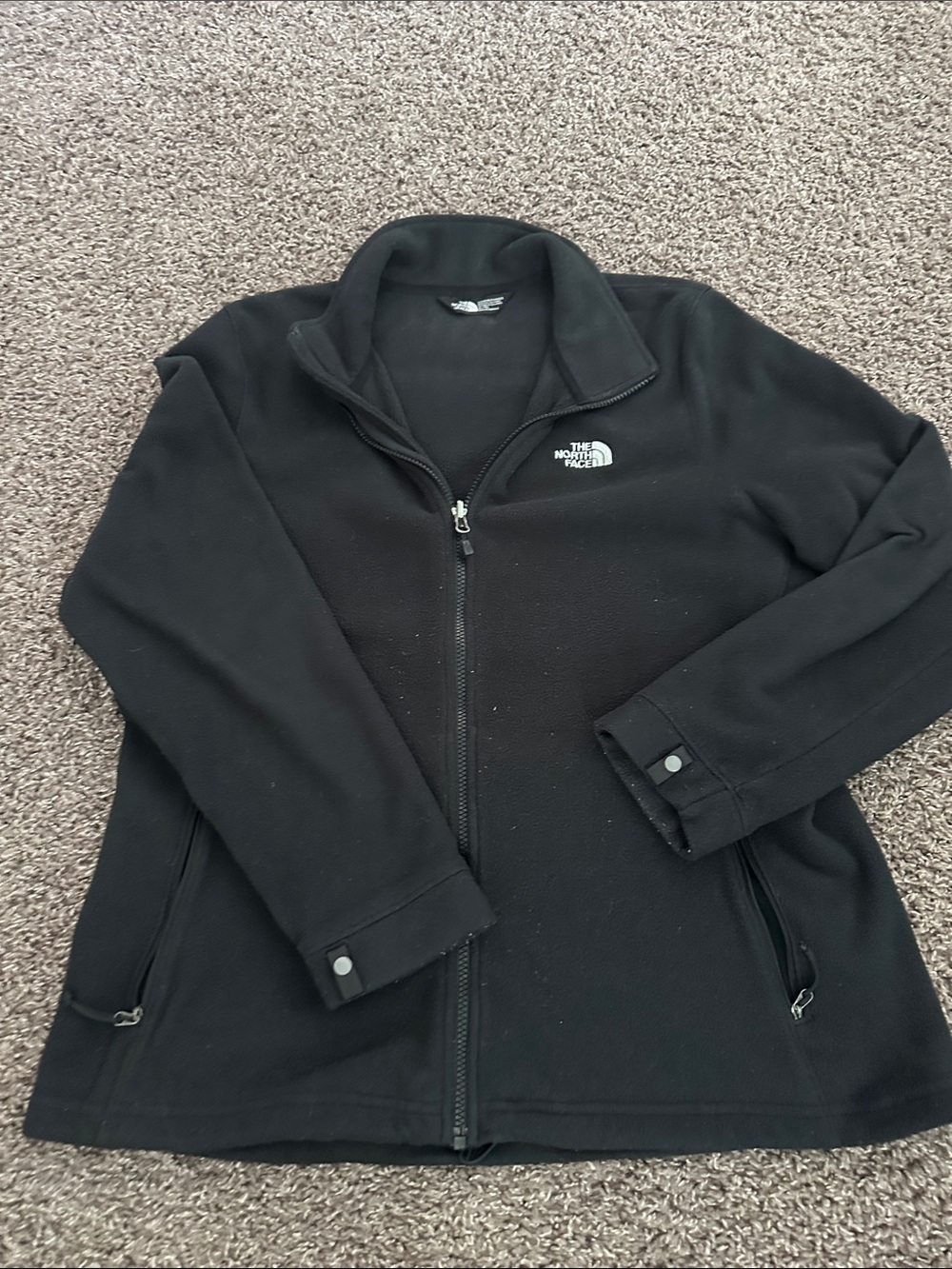 The North Face Women's Black Full-Zip Fleece Jacket